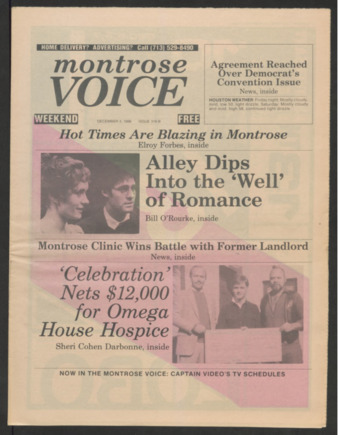 Montrose Voice, No. 319-B, December 5, 1986
