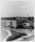 Early exterior view of the Science Building