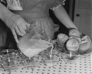 Making biscuit tarts