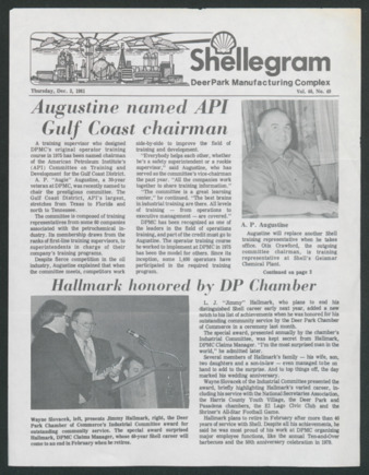 Shellegram, Vol. 46, No. 49, December 3, 1981