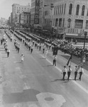 Fire Department Band performing and leading at Labor Day Parade
