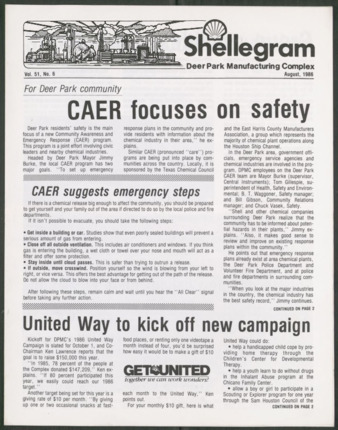 Shellegram, Vol. 51, No. 6, August 1986