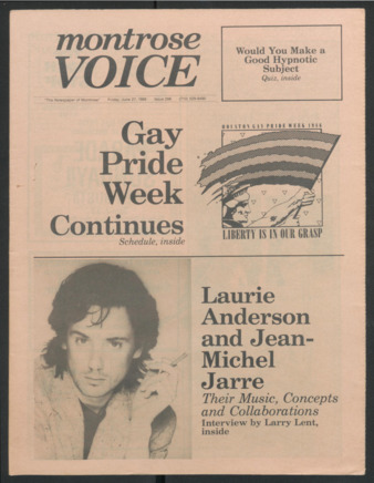 Montrose Voice, No. 296, June 27, 1986