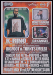 Earth Nightclub Artist Showcase featuring K-Rino promotional poster
