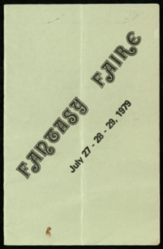 9th Annual Fantasy Faire, Program
