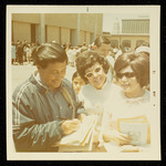 Cesar Chavez signing autograph