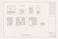 Job 96-10, 1507 Nantucket Drive, Sheet 13: First floor interior elevations