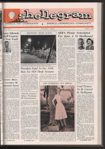 Shellegram, Vol. 25, No. 3, March 1960 