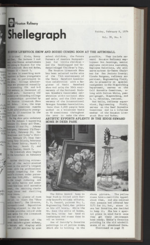 Shellegram, Vol. 39, No. 6, February 8, 1974