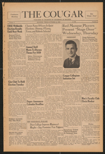 The Cougar, Vol. 5, No. 3, October 14, 1938