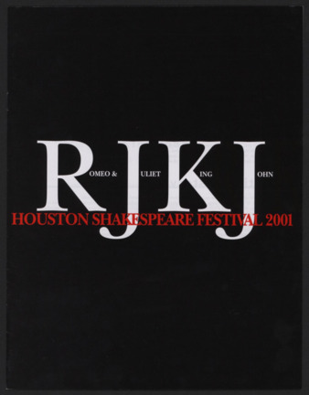 Houston Shakespeare Festival, 2001, Twenty-Seventh Anniversary Season