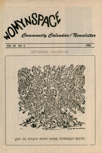 Womynspace, Vol. 7, No. 4, September 1988