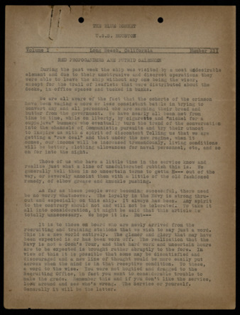 The Blue Bonnet, Vol. 1, No. 12, November 17, 1934