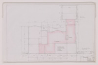 Job 67-46, Unidentified residence, Sheet 4: Foundation plan