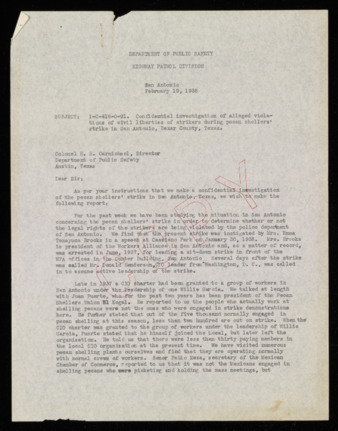 Letter from Hill Foreman to H. H. Carmichael, 1938 February 19