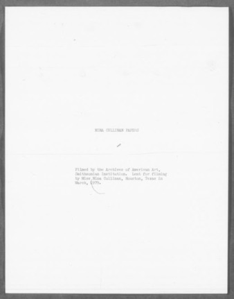 Nina J. Cullinan newspaper clippings, 1969