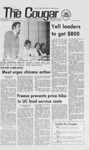 The Summer Cougar. Vol. 39, No. 111, June 28, 1973.