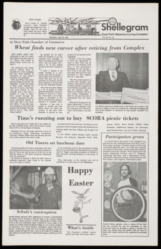 Shellegram, Vol. 46, No. 16, April 16, 1981