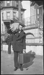 Naval aviator with luggage