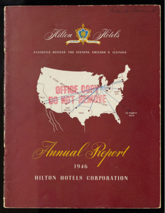 Hilton Hotels, 1946 Annual Report