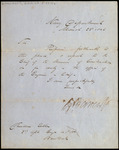 Letter from Secretary of the Navy George Bancroft, 1846 March 23