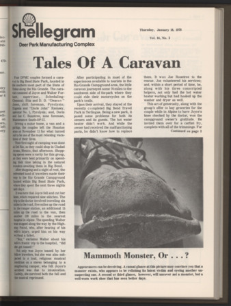 Shellegram, Vol. 44, No. 3, January 18, 1979