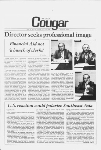 The Daily Cougar. Vol. 45, No. 32, October, 10, 1978.