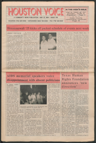 Houston Voice, No. 709, May 27, 1994