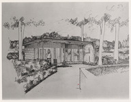 Architectural drawing of the Cougar Cage