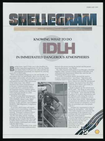 Shellegram, February, 1995