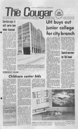 The Summer Cougar. Vol. 40, No. 97, July 25, 1974.