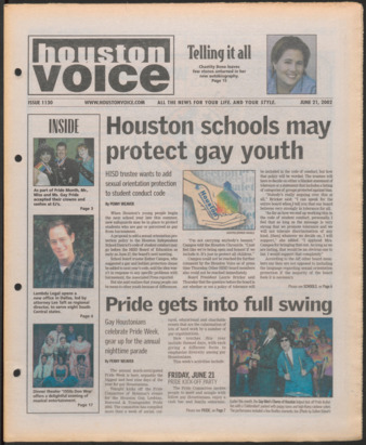 Houston Voice, No. 1130, June 21, 2002