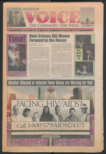 Houston Voice, No. 862, May 2, 1997