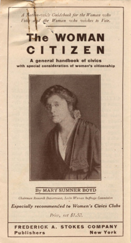 Woman Citizen, A general handbook of civics