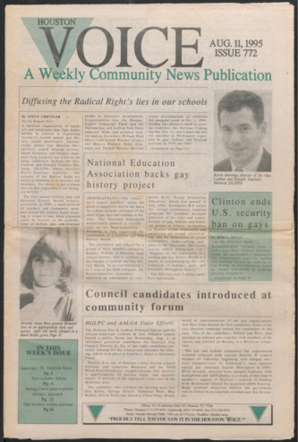 Houston Voice, No. 772, August 11, 1995