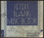 Peters' Blank Music Book, Jesse V Gutierrez Jr.