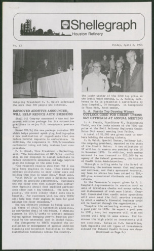 Shellegraph, No. 13, April 2, 1971