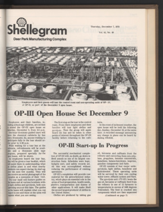 Shellegram, Vol. 43, No. 48, December 7, 1978