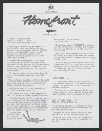 Homefront, October 9, 1981, Update