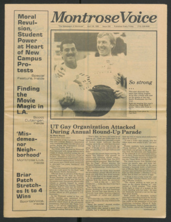 Montrose Voice, No. 235, April 26, 1985