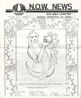 NOW News Bay Area Chapter, Vol. 12, No. 9, September 1984