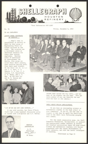 Shellegraph, No. 34, December 10, 1963 
