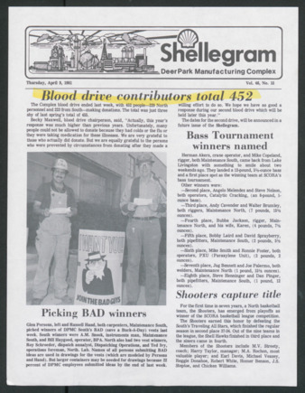 Shellegram, Vol. 46, No. 15, April 9, 1981