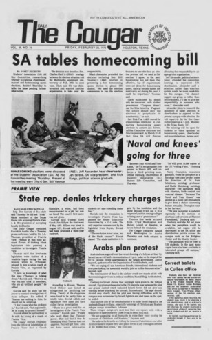 The Daily Cougar. Vol. 39, No. 76, February 23, 1973.