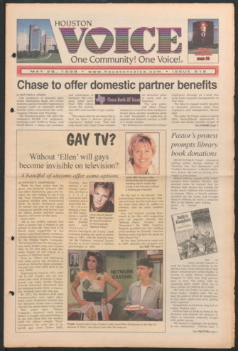 Houston Voice, No. 918, May 29, 1998