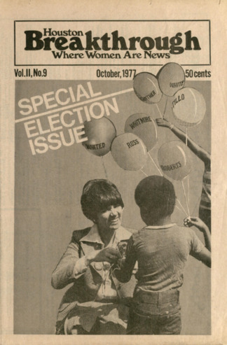 Houston Breakthrough, Vol. 2, No. 9, October 1977