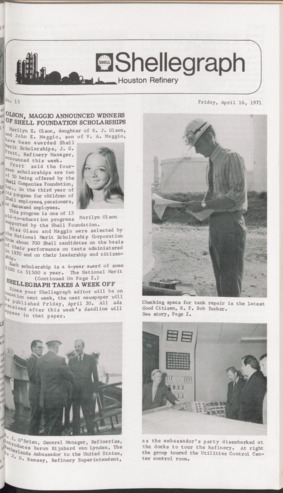 Shellegraph, No. 15, April 16, 1971