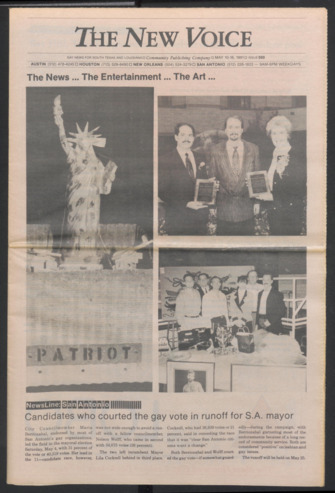 The New Voice, No. 550, May 10-16, 1991