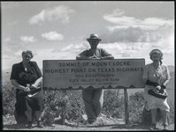 Group posing at Summit of Mount Locke
