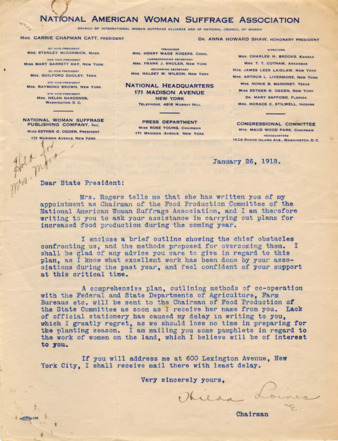 Letter to State President